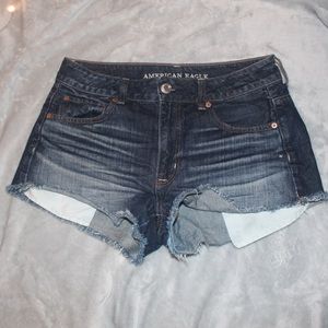 American eagle high-rise festival shorts